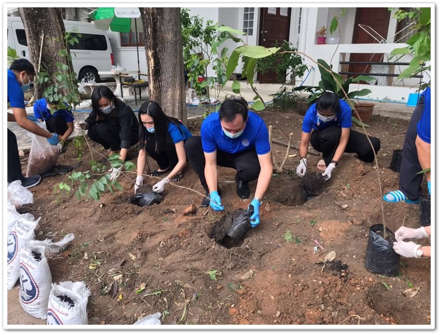 ﻿สำนักงานบังคับคดีจังหวัดชลบุรี สาขาพัทยา ร่วมกิจกรรมวันต้นไม้ประจำปีของชาติ พ.ศ. 2564